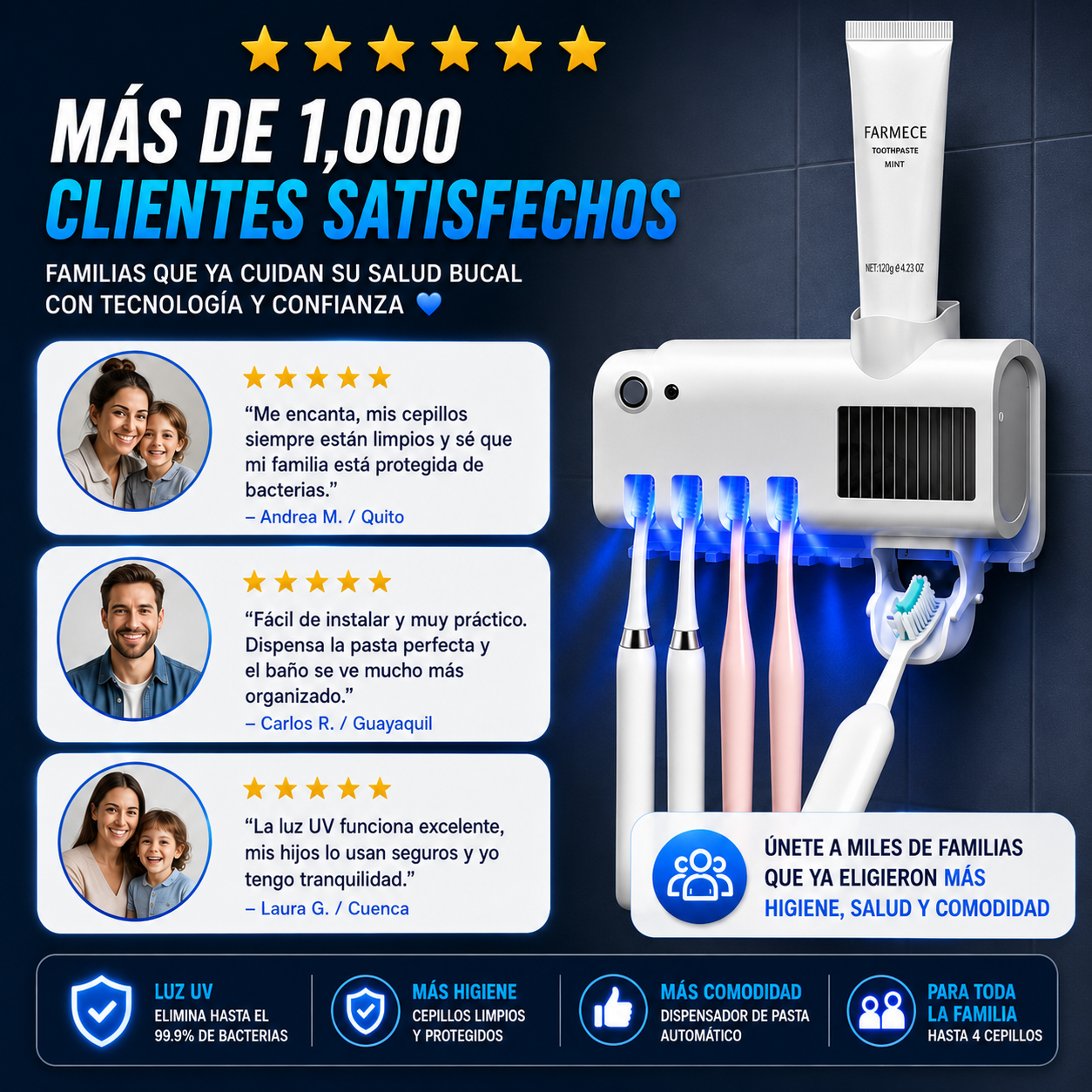 Dispensador de pasta Dental