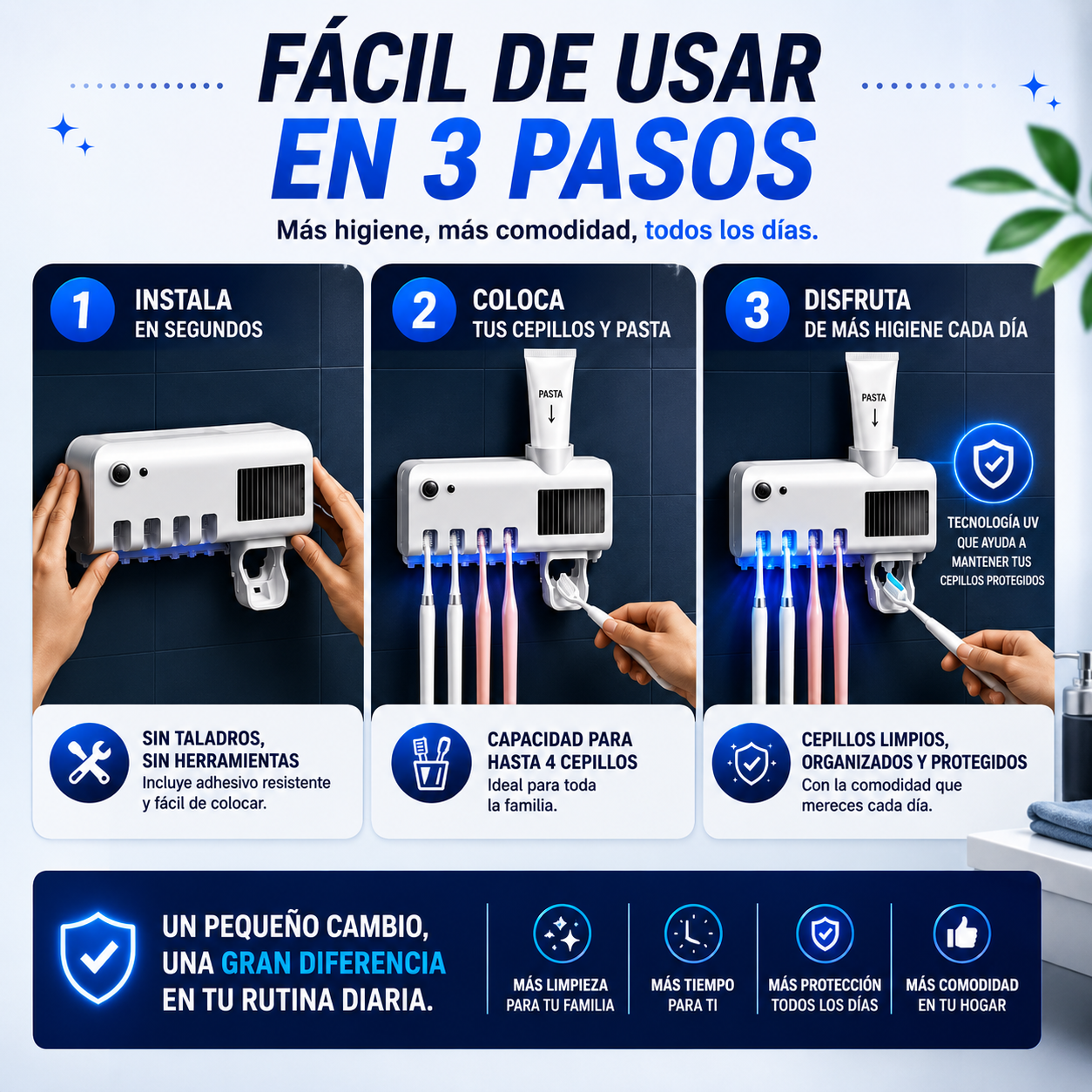 Dispensador de pasta Dental