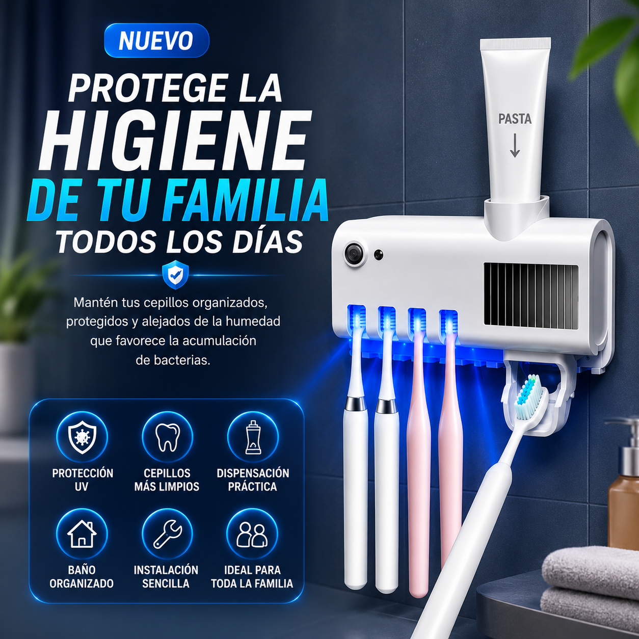 Dispensador de pasta Dental