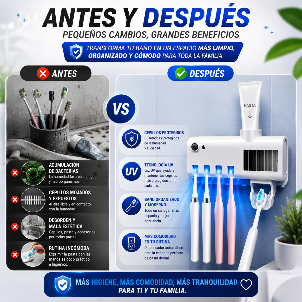 Dispensador de pasta Dental