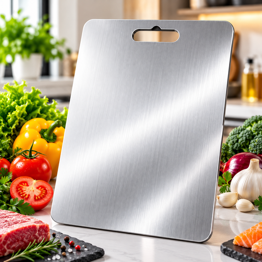 TablaSteel™ de Acero Inoxidable Más higiene en cada preparación.🥗✨