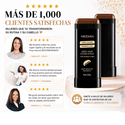 Barra Cubre canas en segundos y luce un cabello renovado al instante